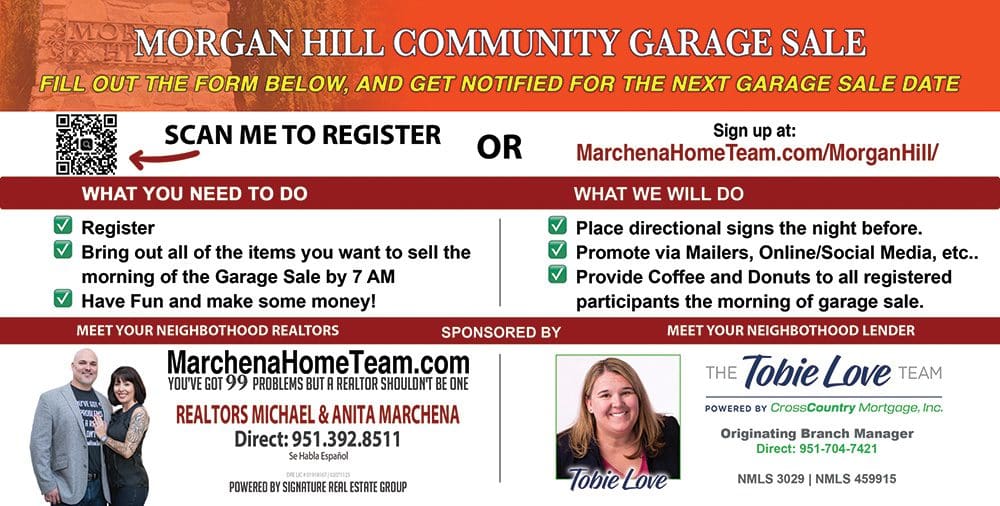 Morgan Hill Community Garage Sale