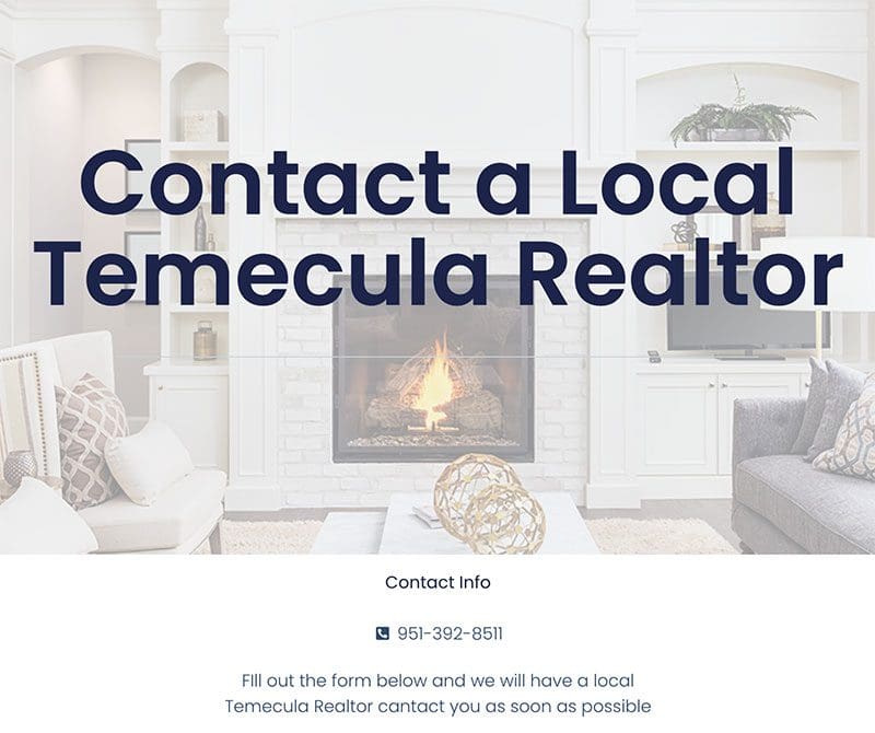Contact a Local Temecula Realtor